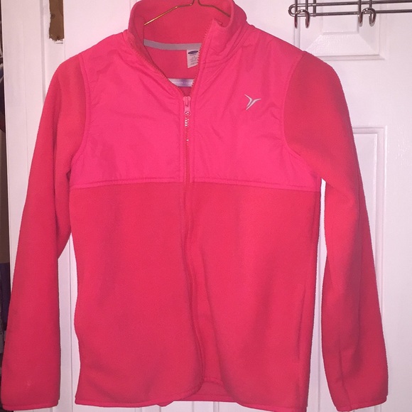 Old Navy Pink Fleece Jacket for Girls - Picture 8 of 8